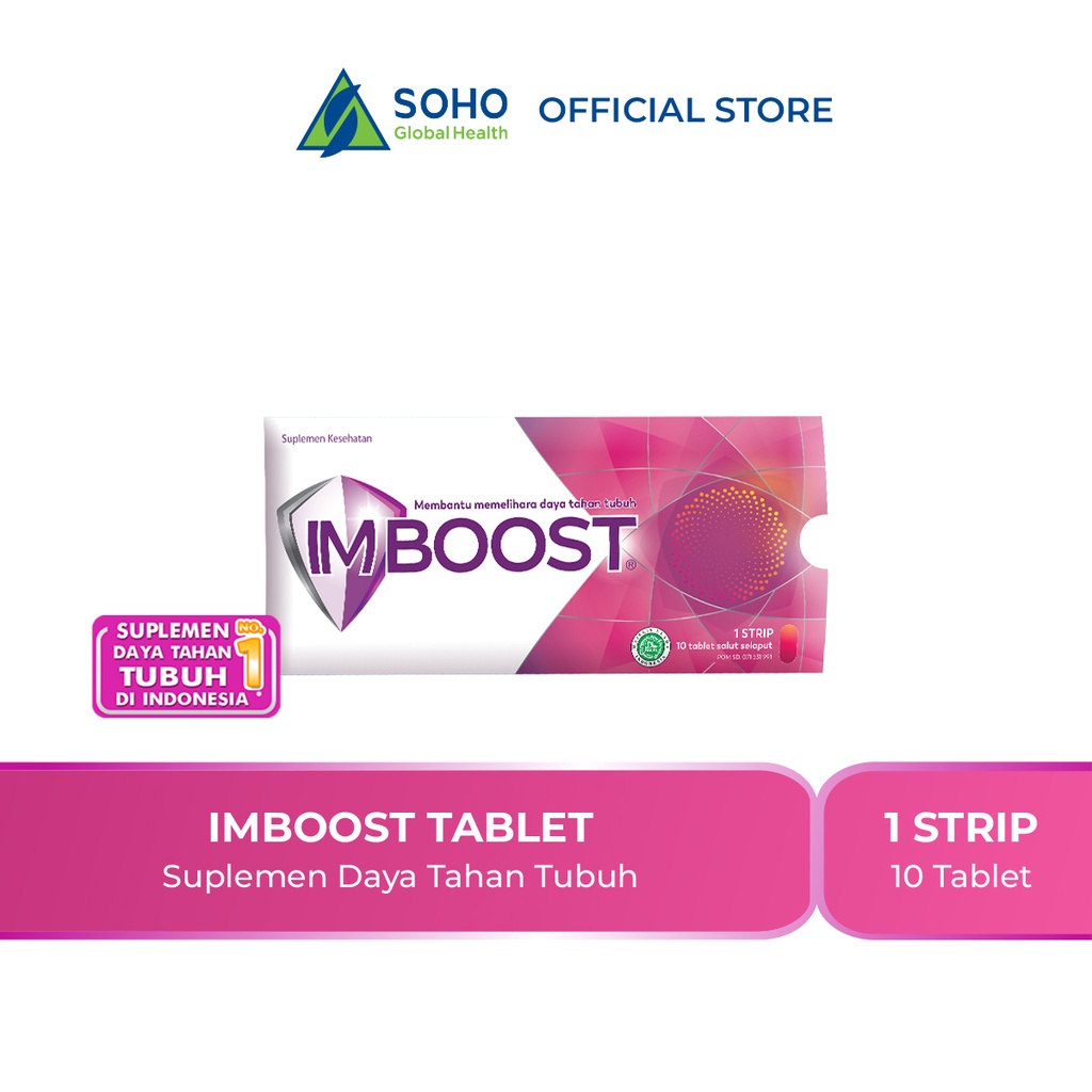 Jual Imboost Tablet Immunity Booster Daya Tahan Tubuh 1 Strip 10