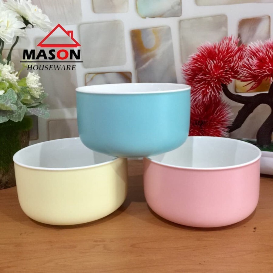 Jual Mangkok Makan Mangkuk Keramik Warna Pastel Shopee Indonesia