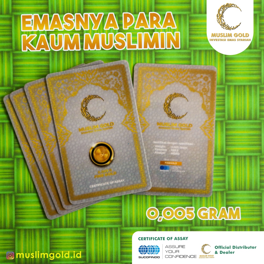 Jual Souvenir Emas Idul Fitri Asli Karat Gram Shopee Indonesia