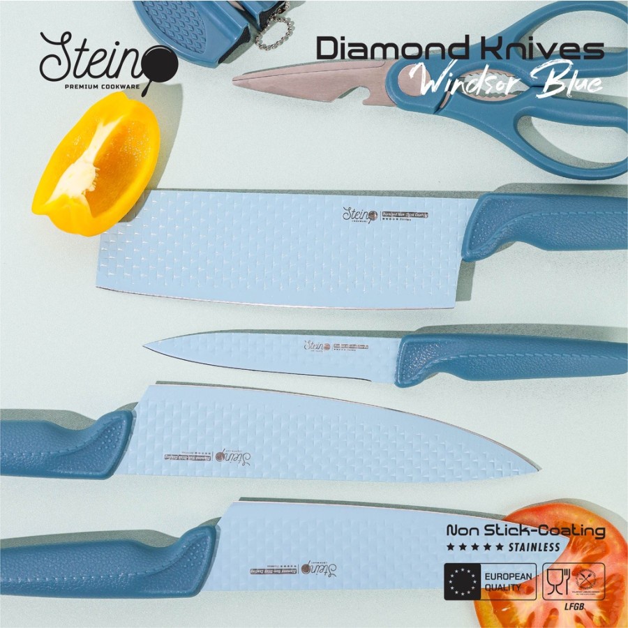 Jual Steincookware Stein Diamond Knives Set Pisau Set In Shopee