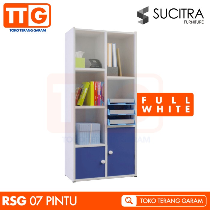 Jual Sucitra Rak Buku Susun Serbaguna Minimalis Kotak Pintu Rsg P