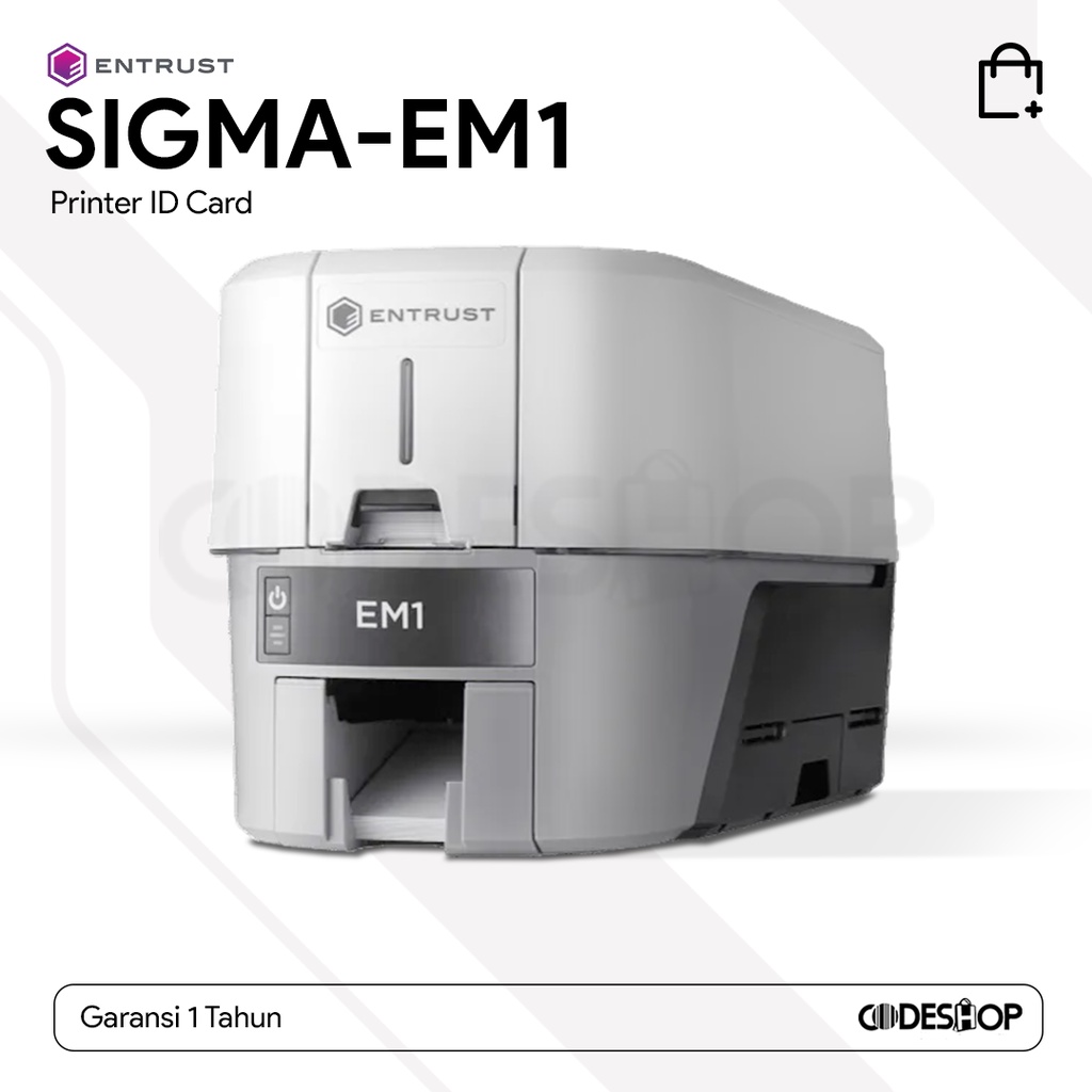 Jual ID CARD PRINTER ENTRUST EM1 CETAK KARTU MEMBER MAHASISWA ANGGOTA