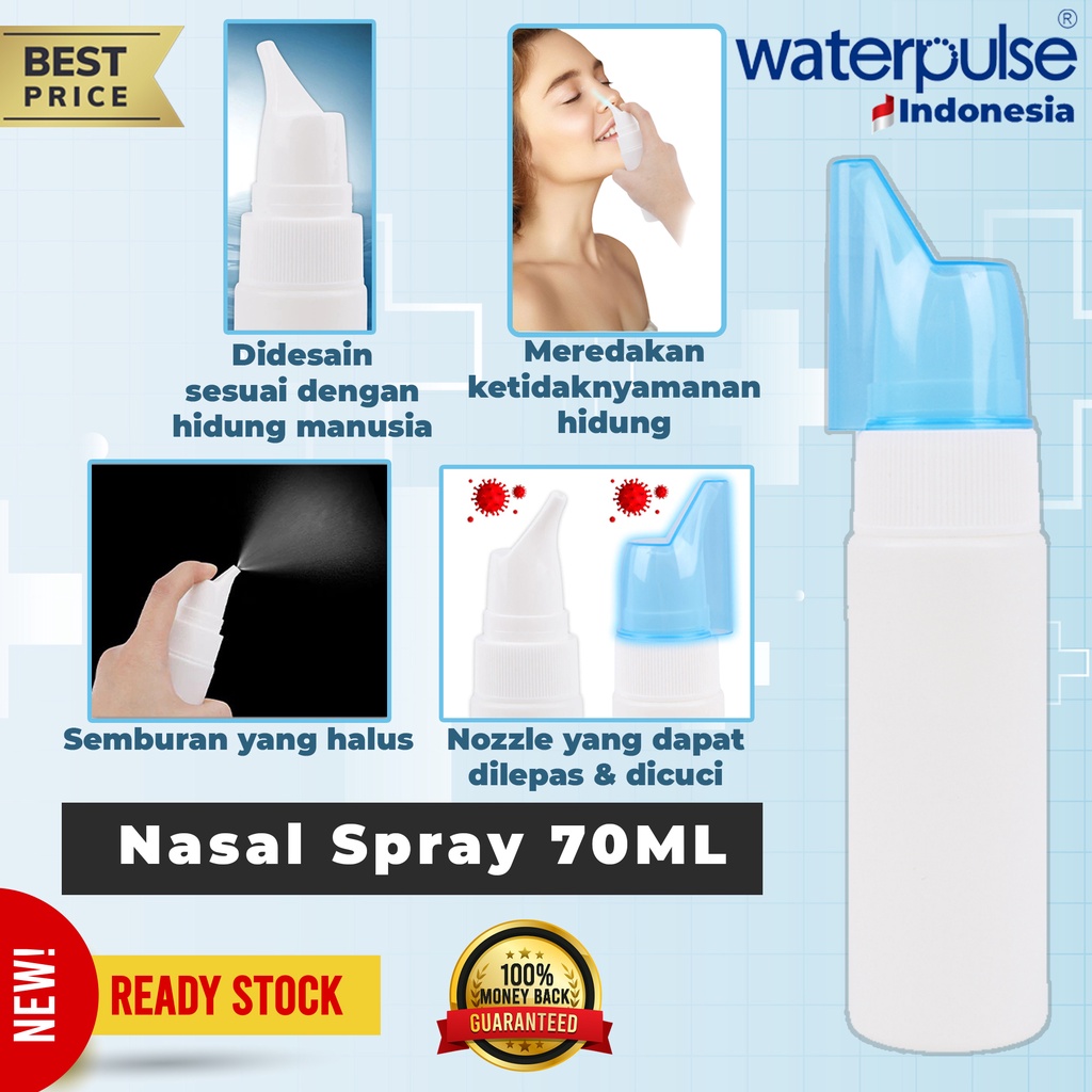 Jual Nasal Spray Bottle Botol Semprot Hidung Neti Pot Mini Portable