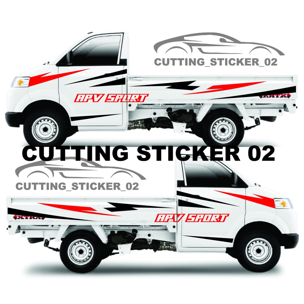 Jual Stiker Mobil Pick Up Suzuki New Carry Apv Luxury Terbaru Stiker