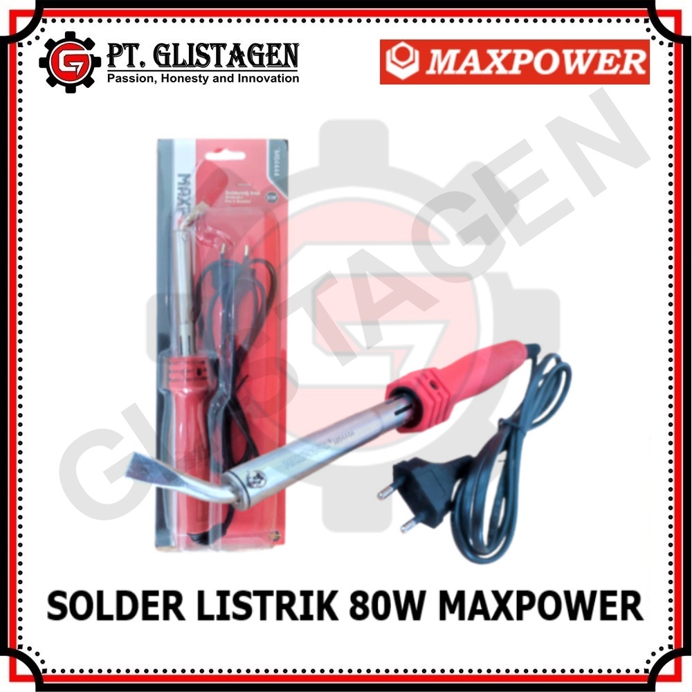 Jual MAXPOWER Solder Listrik 80 Watt Alat Patri Timah Soldering Iron