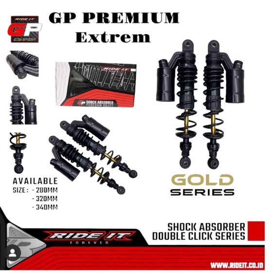 Jual Shock Ride It GP Premium Extrem Bebek Moge Shockbreaker Bebek