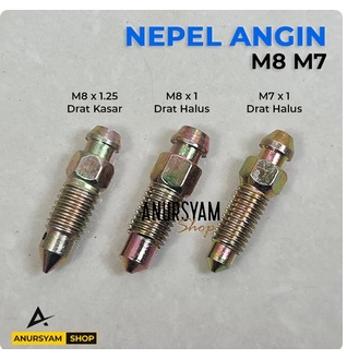 Jual Nepel Angin M8 M7 Nepel Pembuangan Angin Kampas Rem Shopee