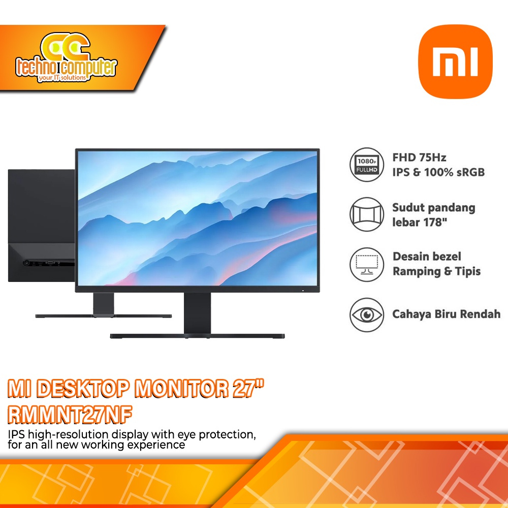 Jual Xiaomi Mi Inch Rmmnt Nf Led Monitor Inch Fhd