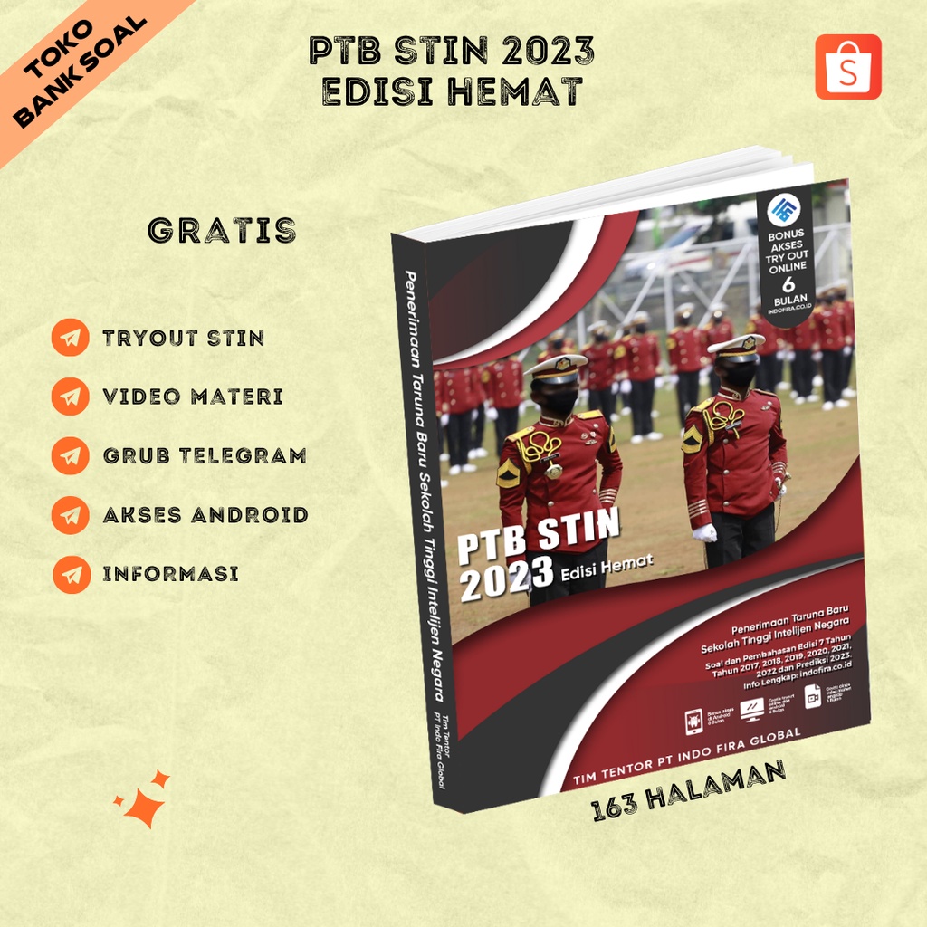 Jual Buku Soal Dan Pembahasan Ptb Stin Edisi Hemat Bonus Akses