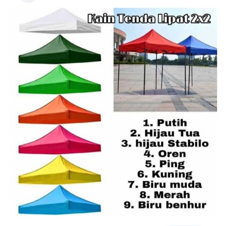 Jual Kain Atap Tenda Lipat Ukuran X Hanya Kain Saja Shopee Indonesia