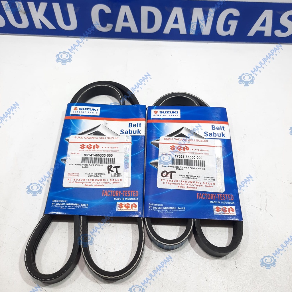 Jual Fan Belt Tali Kipas Mesin Set Suzuki Baleno Lama Old Shopee