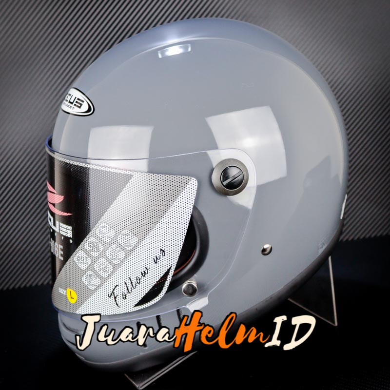 Jual Zeus Helm Zs E Solid Grey Retro Zs E Classic Zs E