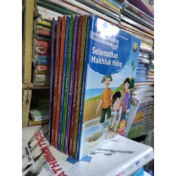 Jual Buku Teks Tematik Terpadu Kelas 6 VI SD Tema A B C D E F G H I