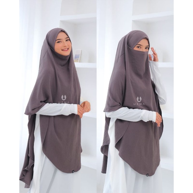 Jual Halwa French Khimar By Uzma Fk Instan Khimar Syar I Jumbo