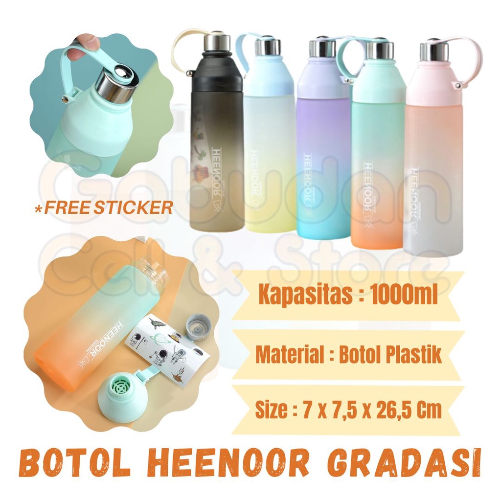 Jual BOTOL HEENOOR GRADASI 1000ML Shopee Indonesia