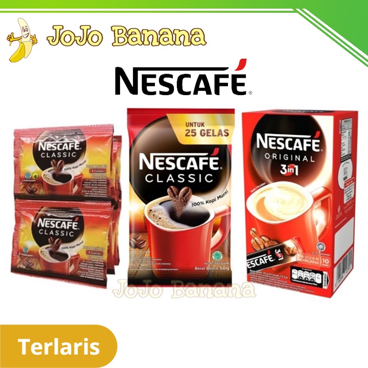 Jual Nescafe ORIGINAL CLASSIC Kopi Instan Sachet 3 In 1 Shopee Indonesia