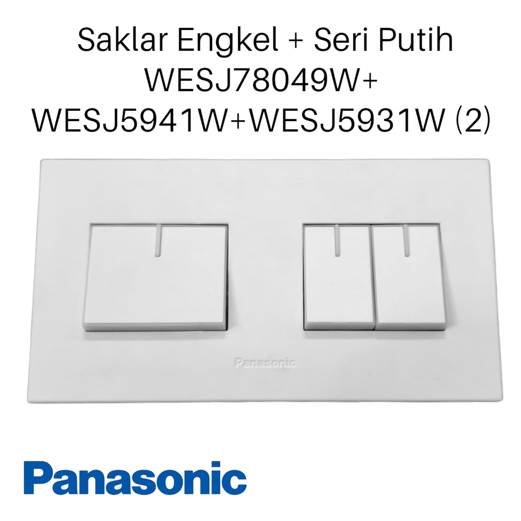 Jual Panasonic Saklar Engkel Seri Putih Wesj Wesj Wesj