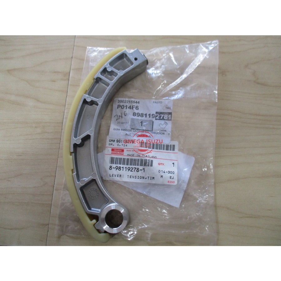 Jual LEVER TENSIONER TIMING CHAIN ISUZU DMAX 4JJ1 3000 4JK1 2500 CC MUX