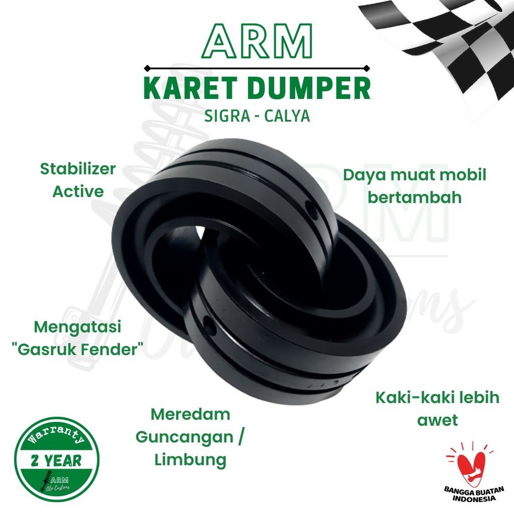 Jual Arm Spring Dumper Buffer Karet Damper Shock Mobil Sigra Calya