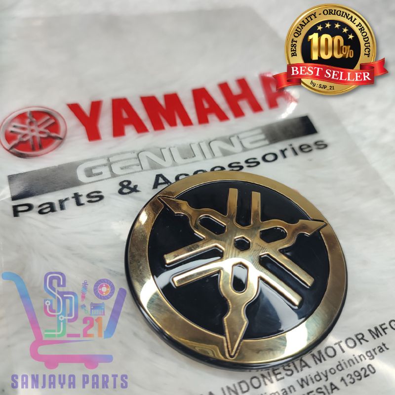 Jual Logo Emblem Garputala Emas Gold Yamaha Xmax R15 V3 Vixion R Mt15