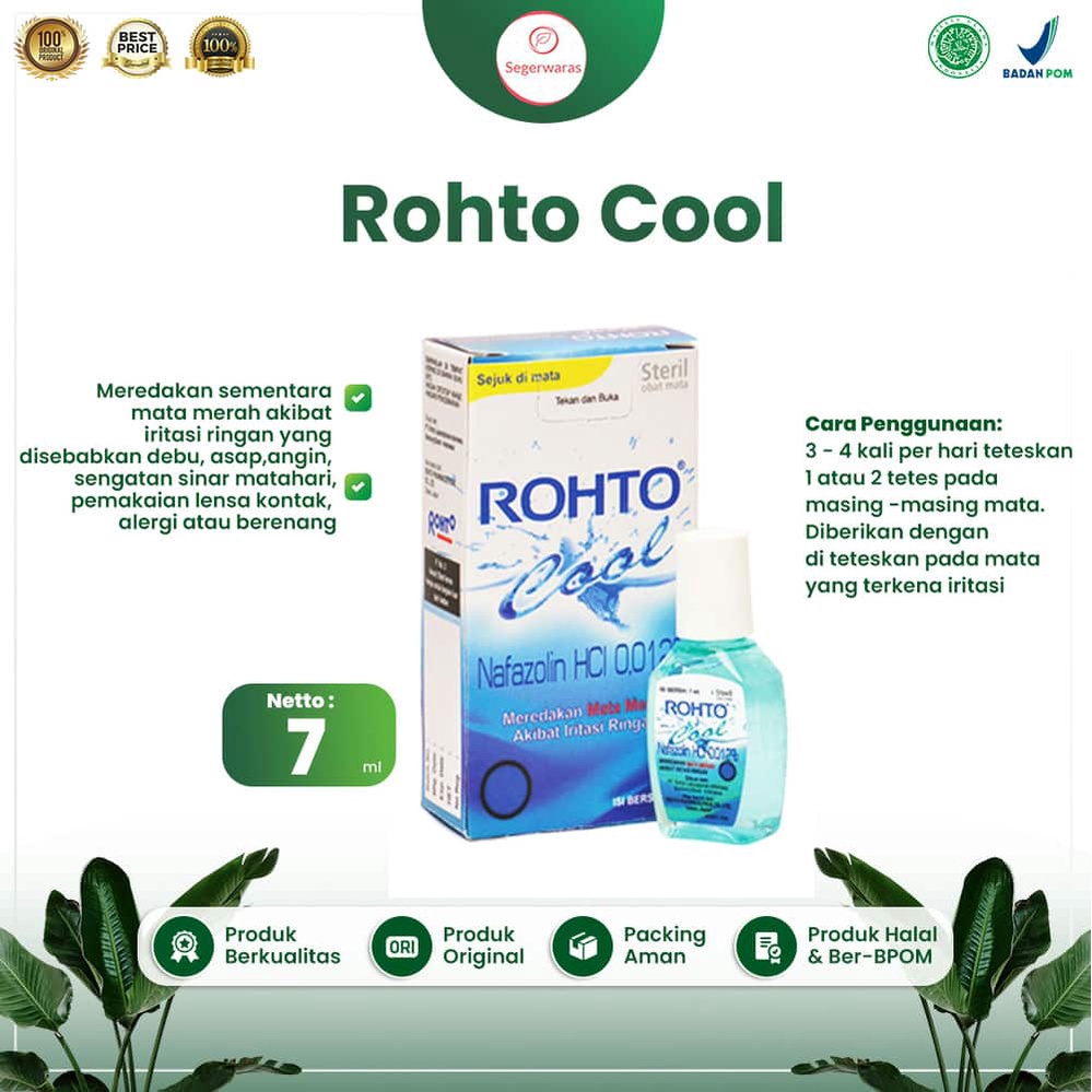 Jual Obat Tetes Mata Rohto Cool Mengobati Mengatasi Mata Merah