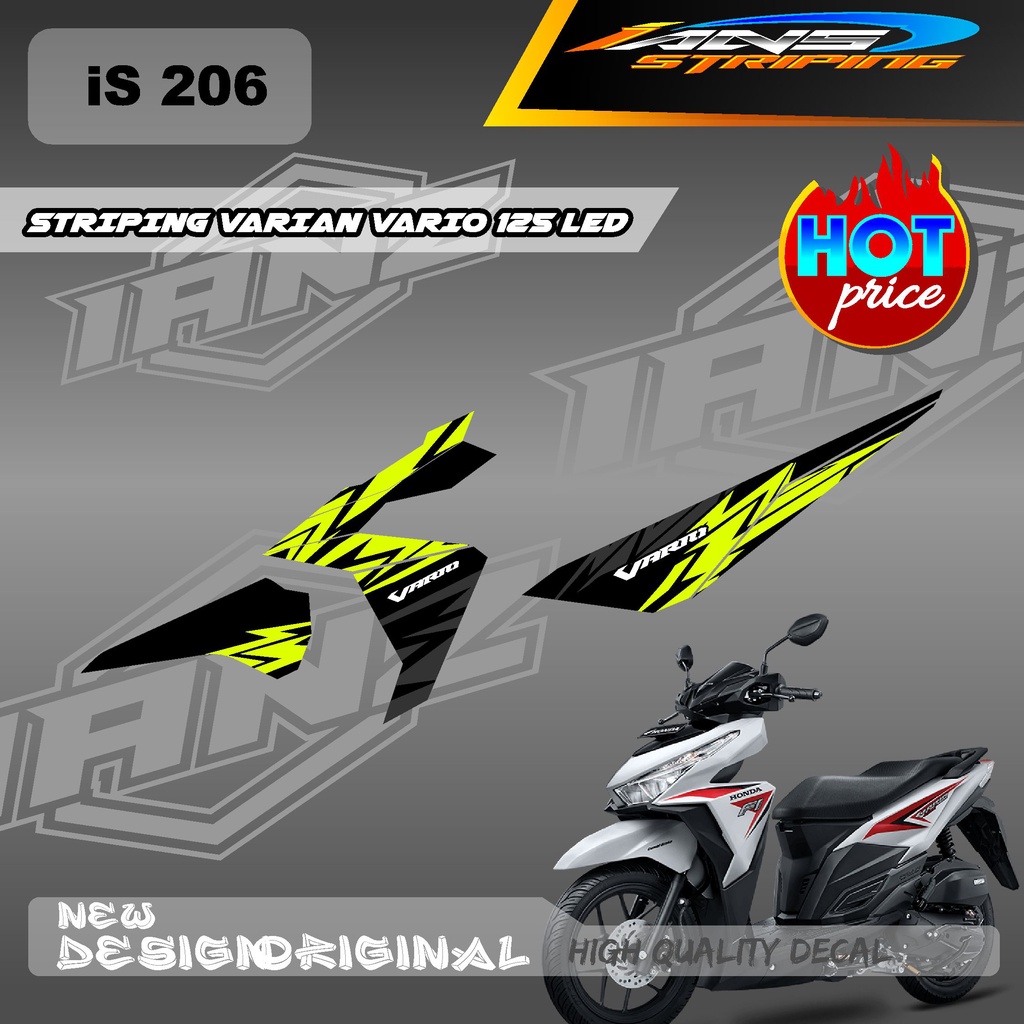 Jual New Decal Striping Honda Vario Led Bahan Berkualitas Stripin