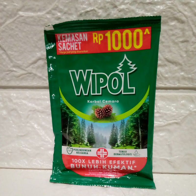 Jual Wipol Karbol Cemara Sachet Renceng Isi Sachet Wipol Sabun