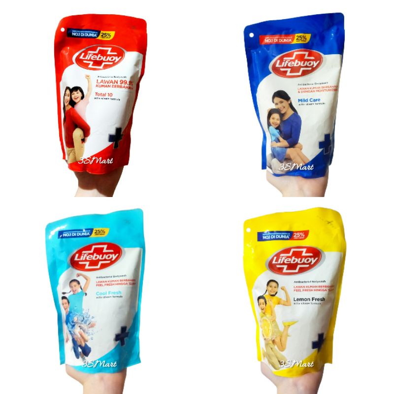 Jual LIFEBUOY BODY WASH 400 ML REFILL SABUN MANDI LIFEBUOY REFILL