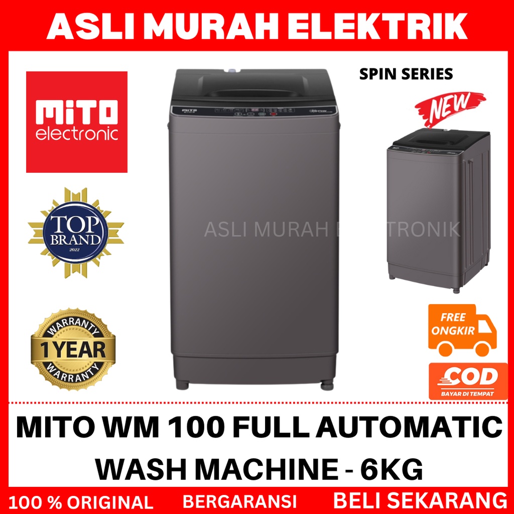 Jual Mesin Cuci Tabung Full Otomatis Mito Wm Kapasitas Kg