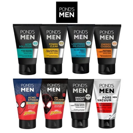 Jual Ponds Men Facial Foam Bright Boost Ultra Bright Oil Fighter Sabun