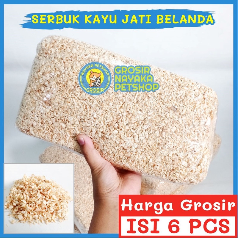 Jual NAYAKA GROSIR Serbuk Kayu Hamster Jati Belanda Alas Kandang