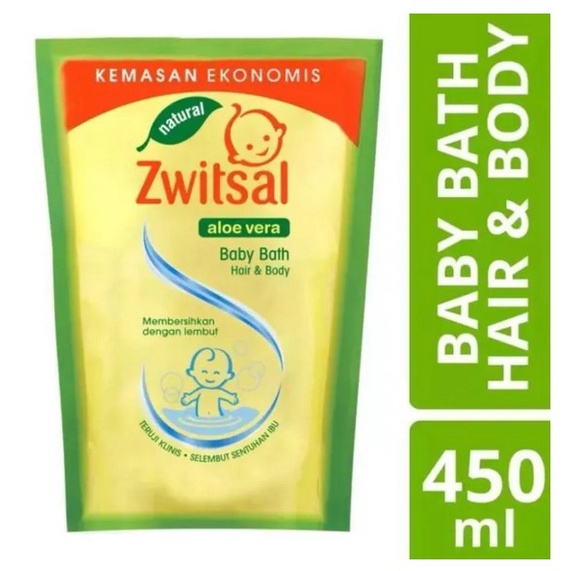 Jual Zwitsal Natural Baby Bath In Hair Body Pouch Ml Shopee