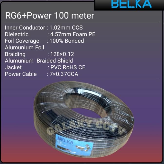 Jual Kabel Cctv Rg Power Belka Kabel Cctv Jalur M Warna Hitam