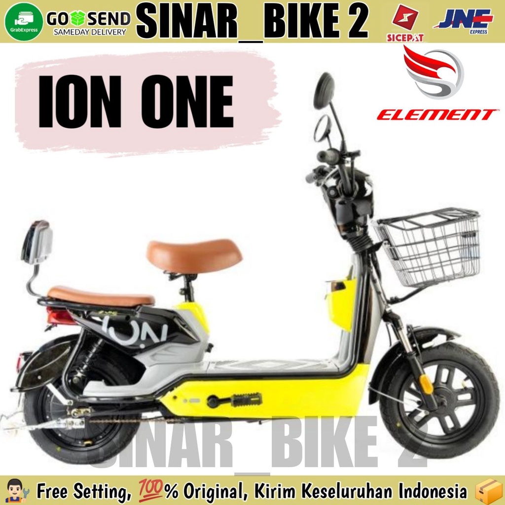 Jual Sepeda Listrik ION ONE By ELEMENT Electric 500 Watt E Bike