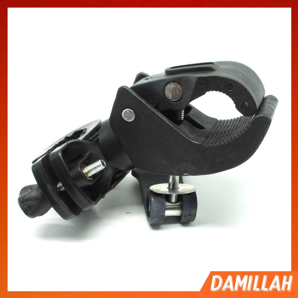 Jual Bracket Holder Senter Sepeda Clamp Lampu Police Mounting