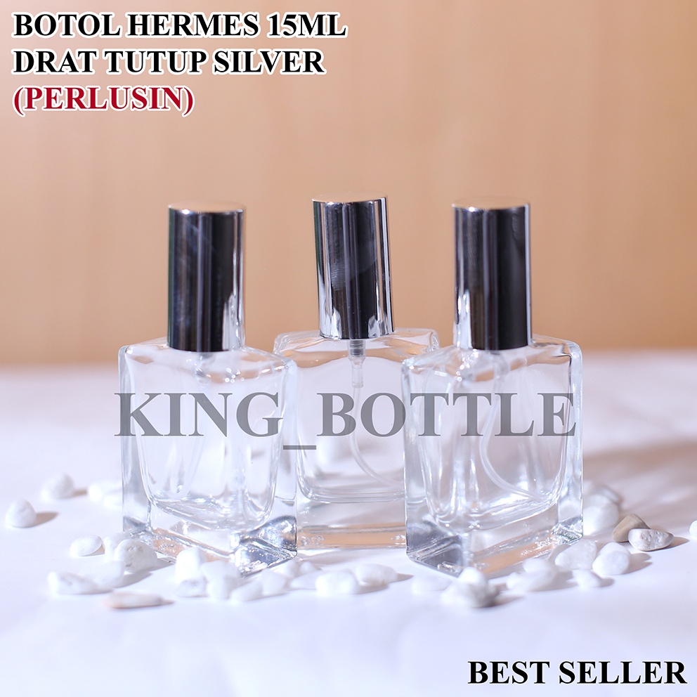 Jual BOTOL PARFUM HERMESS DRAT 15ML SILVER PERLUSIN Shopee Indonesia