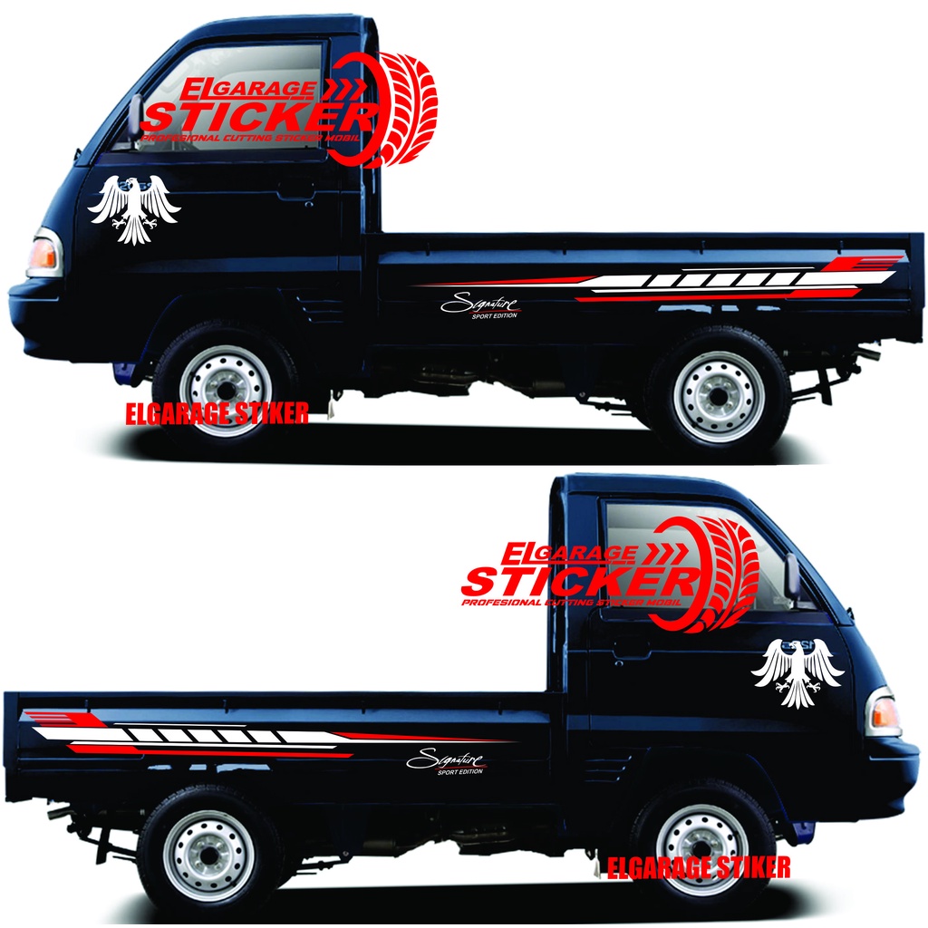 Jual Stiker Mobil Pick Up Suzuki Futura Sticker Variasi Body Pick Up