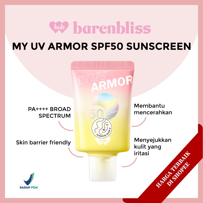 Jual Bnb Barenbliss My Uv Armor Spf Pa Face Sunscreen Gel