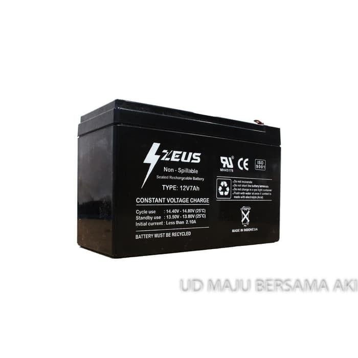 Jual Aki Baterai Kering Vrla Mf V Ah Zeus Elito Untuk Sepeda