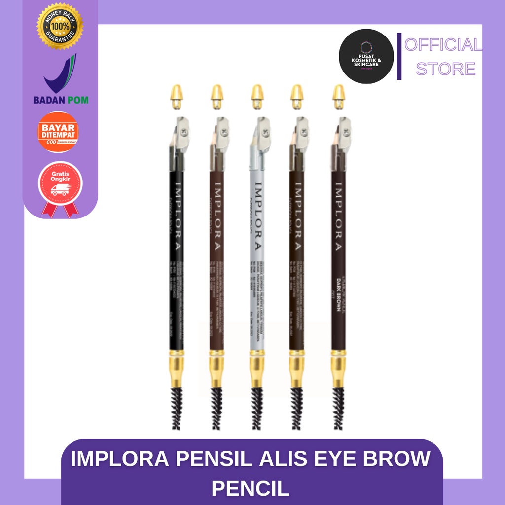 Jual Implora Pensil Alis Eye Brow Pencil Shopee Indonesia