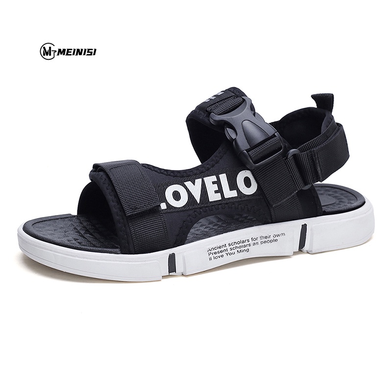 Jual Meinisi Z Sandal Gunung Pria Original Hitam Casual Shopee