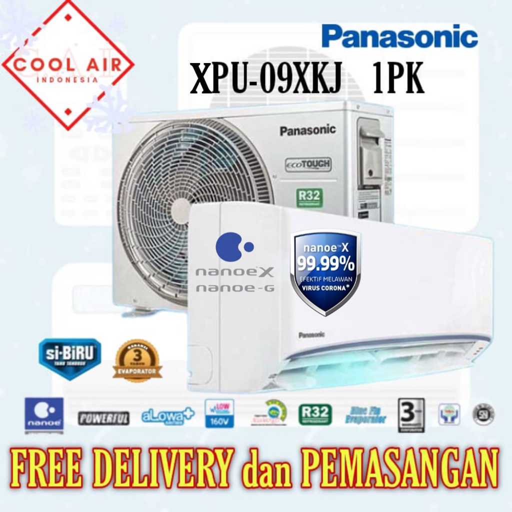 Jual Ac Panasonic Split 1 PK Inverter Nanoe XPU 09 Shopee Indonesia