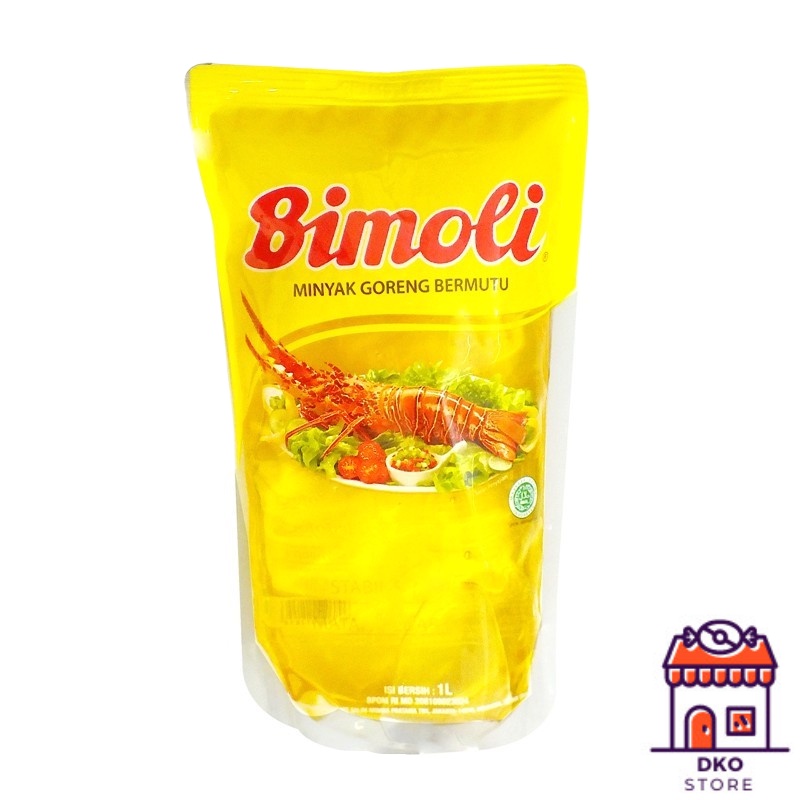 Jual BIMOLI Minyak Goreng 1 Liter Minyak Kemasan Refill Pouch Isi