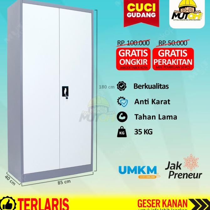 Jual Lemari Arsip Lemari Besi Filling Cabinet Pintu Swing Tarik Ayun