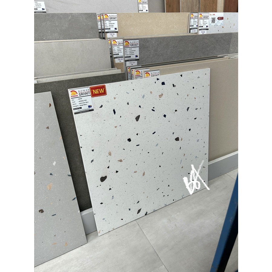 Jual ROMAN GRANIT DVANCOUVER TERRAZO 60X60 GRANITE LANTAI TERASO