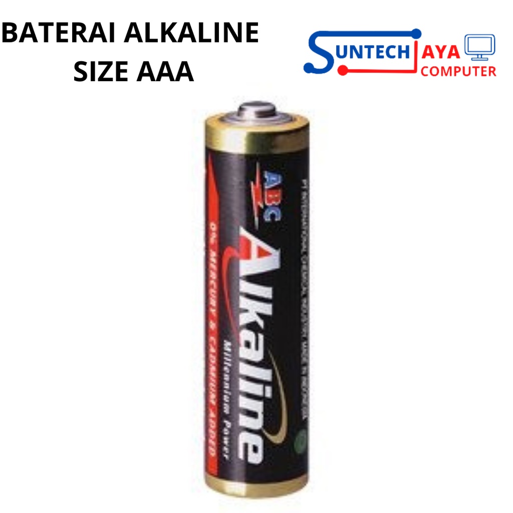 Jual BATERAI ABC ALKALINE LR03 AAA 1 5 V Shopee Indonesia