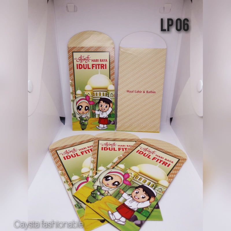 Jual Amplop Angpao Idul Fitri Lebaran Panjang Isi 100 Lbr Shopee