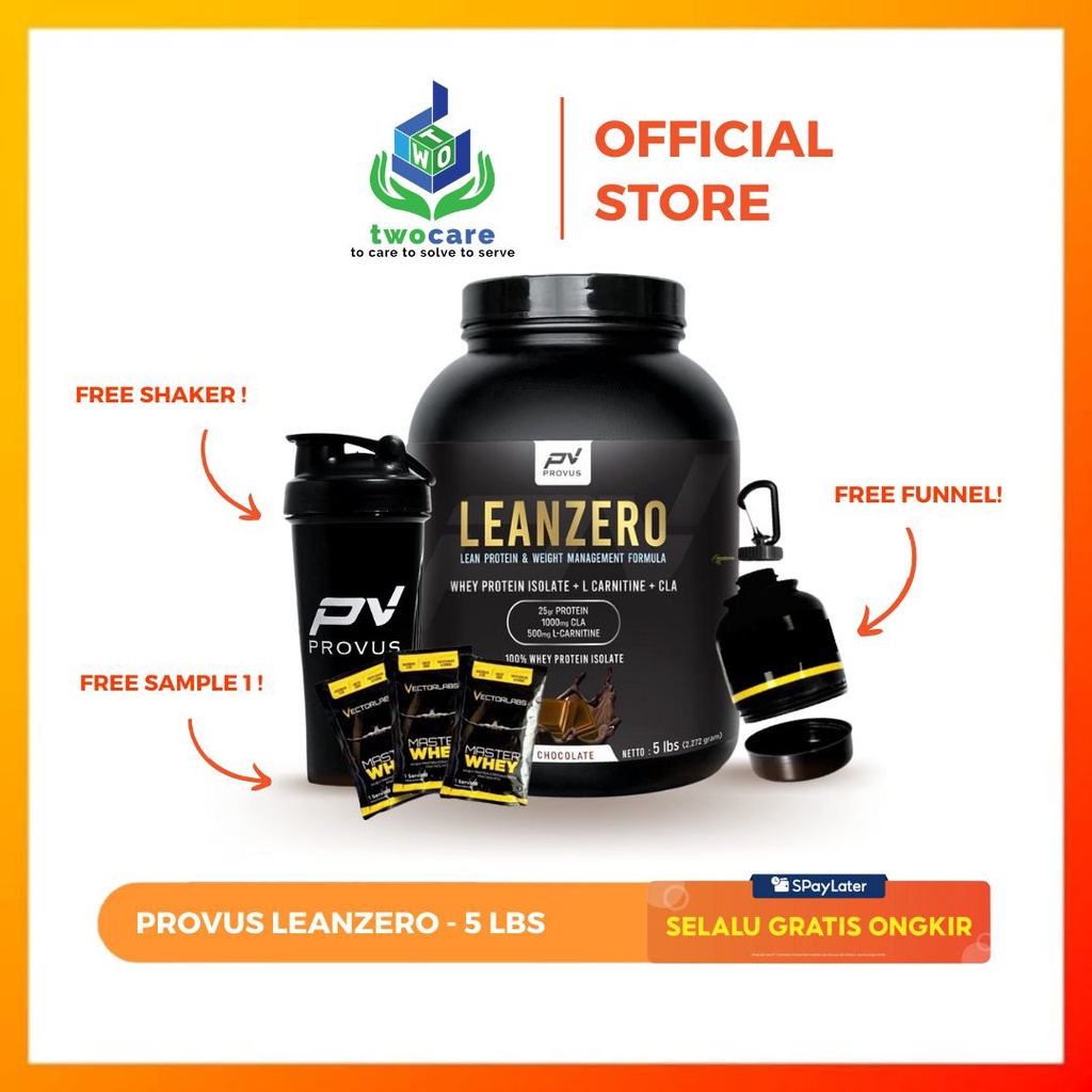 Jual Provus Leanzero Lean Zero Whey Protein Isolate 5 LBS 75 Serving