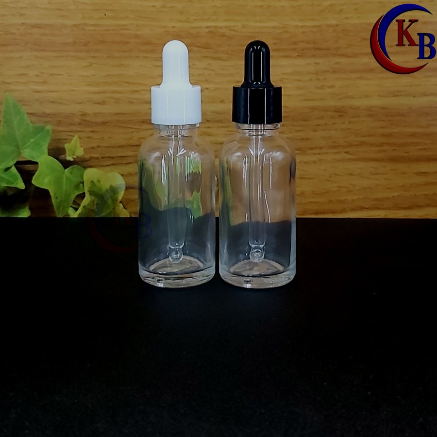 Jual BOTOL PIPET 30 ML SERUM TETES SMOOTH BOTOL KACA CLEAR TEBAL 30ML