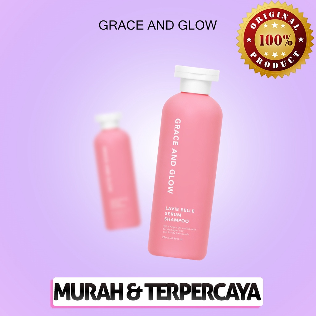 Jual Grace And Glow Lavie Belle Hair Serum Shampoo 250ml Shopee Indonesia